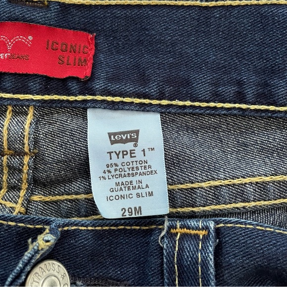 Levi’s iconic slim type1 jean size 29M /L31 - Picture 13 of 13